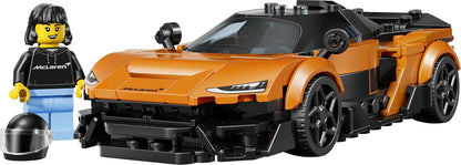 LEGO Speed Champions McLaren W1 Supercar Toy - Car Model Kit w/a Collectible Driver Minifigure - Birthday Gift Idea for 9+ Year Old Boys & Motorsport Fans - 77257