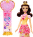 Mattel Disney Princess Belle Modepuppe und Zubehörteile mit 8 Überraschungen, darunter herzförmige Juwelenbox, Ring für Kind und 9 Teile, vom Film inspiriert, JHL51,