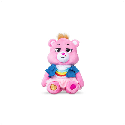 Basic Fun Care Bears x Stranger Things Cheer Bear as Eleven – 22 cm Plush – Limited Edition Collectible – Gift for Stranger Things Fans