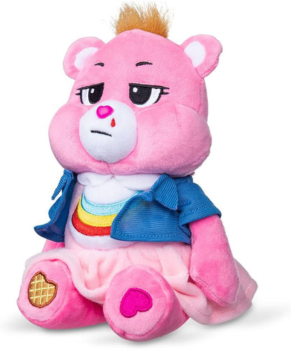Basic Fun Care Bears x Stranger Things Cheer Bear as Eleven – 22 cm Plush – Limited Edition Collectible – Gift for Stranger Things Fans