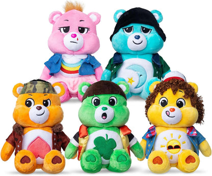 Basic Fun Care Bears x Stranger Things Tenderheart Bear as Lucas – 22 cm Fun Size Plush – Limited Edition Collectible – Gift for Stranger Things Fans