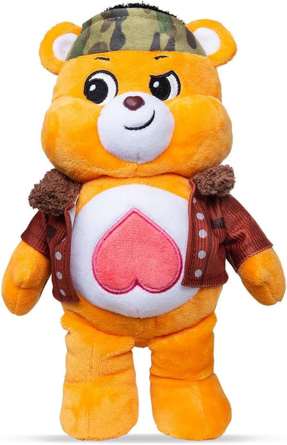 Basic Fun Care Bears x Stranger Things Tenderheart Bear as Lucas – 22 cm Fun Size Plush – Limited Edition Collectible – Gift for Stranger Things Fans