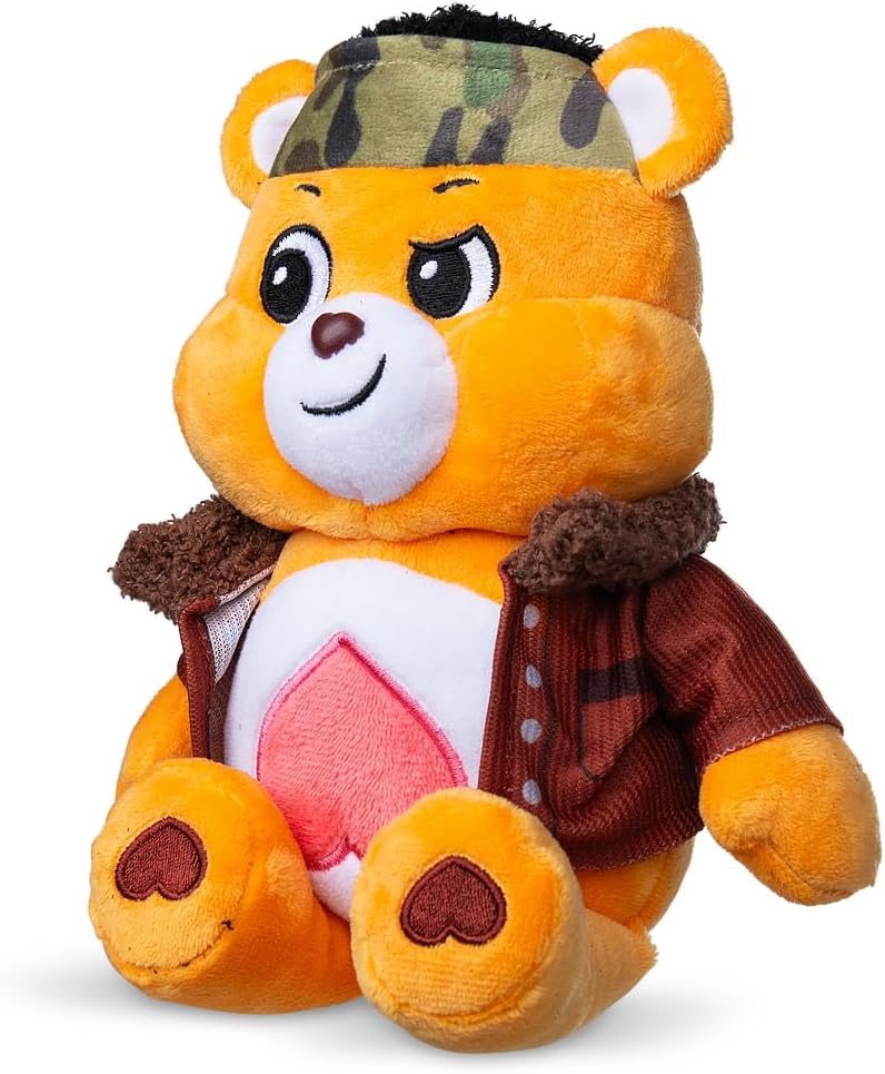 Basic Fun Care Bears x Stranger Things Tenderheart Bear as Lucas – 22 cm Fun Size Plush – Limited Edition Collectible – Gift for Stranger Things Fans