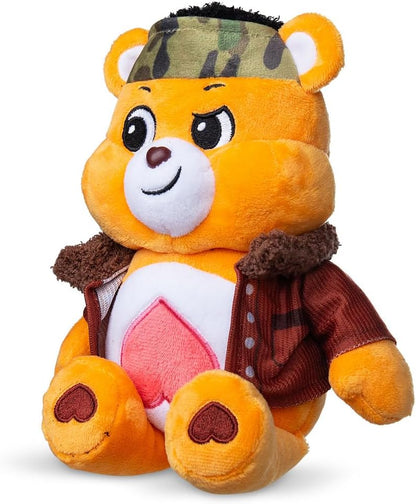 Basic Fun Care Bears x Stranger Things Tenderheart Bear as Lucas – 22 cm Fun Size Plush – Limited Edition Collectible – Gift for Stranger Things Fans