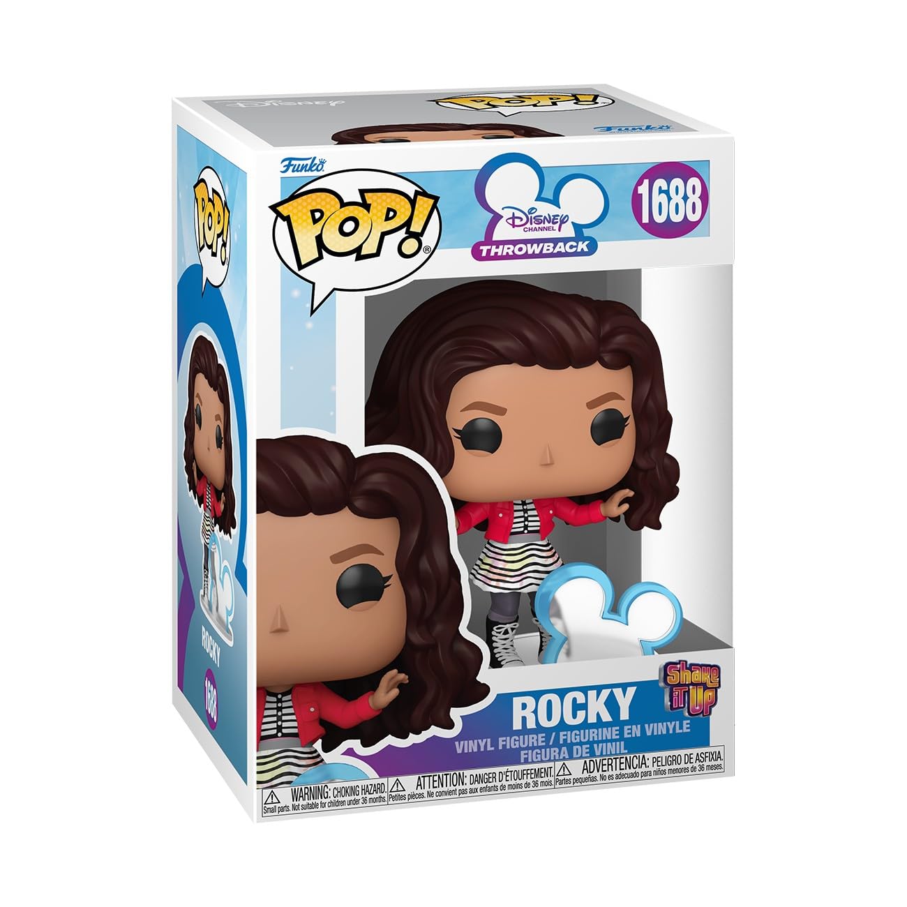 Funko Pop! Disney: SIU - Rocky Blue With Disney Icon - Assortment IP - Collectable Vinyl Figure - Gift Idea - Official Merchandise - Toys for Kids & Adults - Cartoon Fans