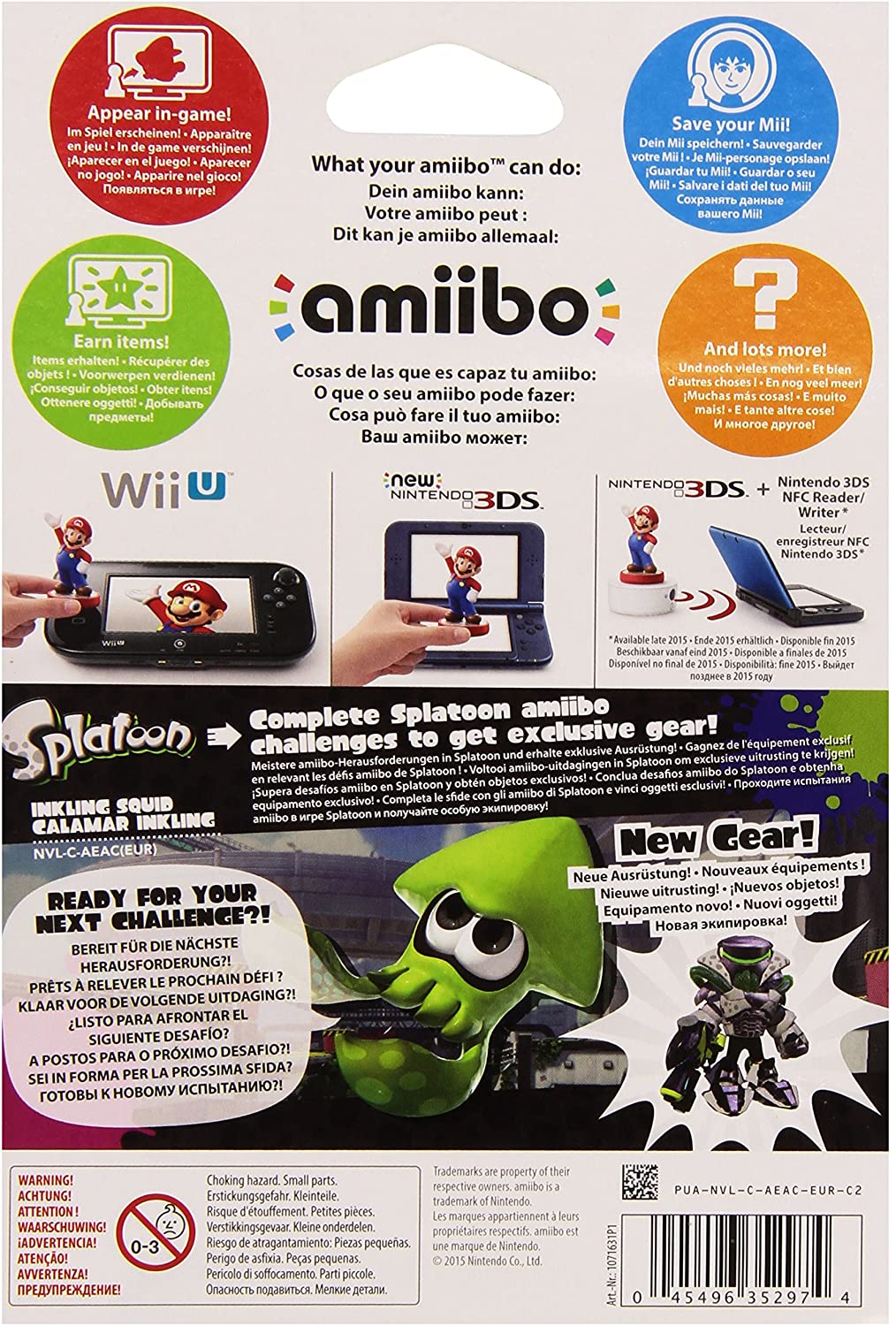 Splatoon Squid amiibo (Nintendo Wii U/3DS)