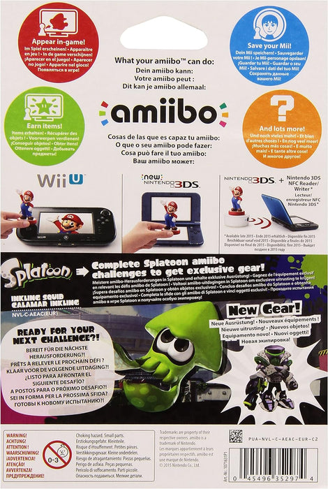 Splatoon Squid amiibo (Nintendo Wii U/3DS) Nintendo Wii U/3DS Splatoon Squid