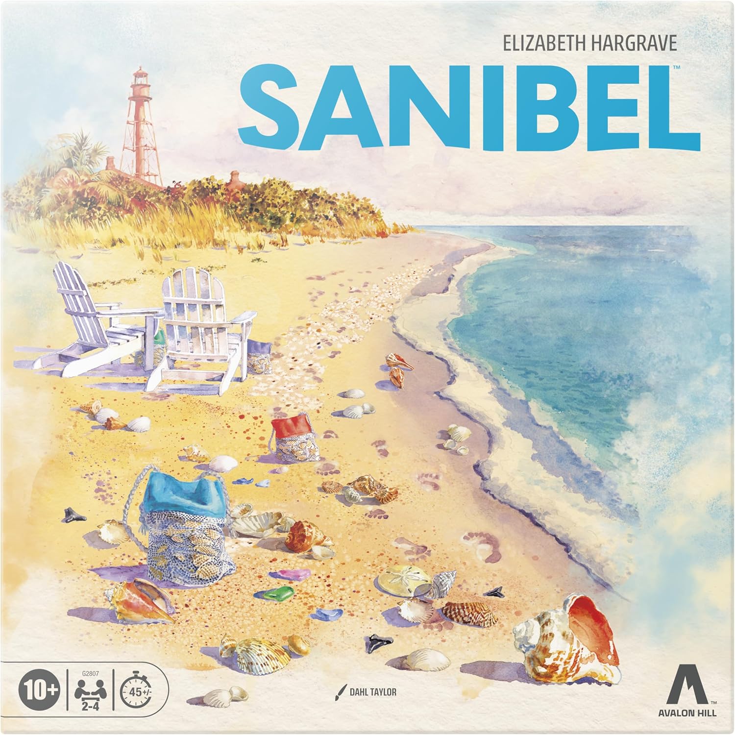 Sanibel Board Game by Elizabeth Hargrave — Relaxing Tile Placement Game About Collecting Shells — Ages 10+ — 2-4 Players — 45 Mins. — Family Games - English Version