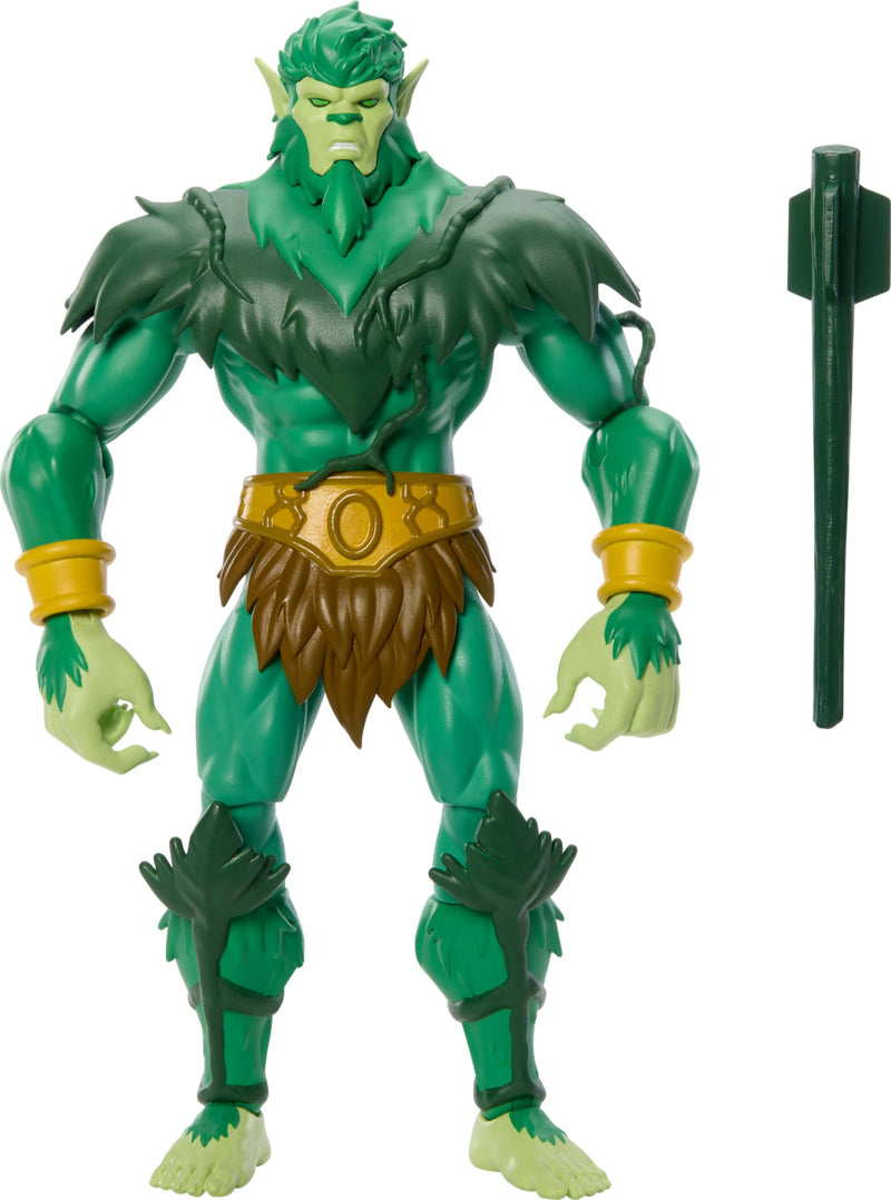 Masters of the Universe Origins Action Figure 200X Cartoon Collection Moss Man, 5.5 Inch 1980s MOTU TV Hero, Detailed Design & Mace, Camouflaged Spy, JHJ96