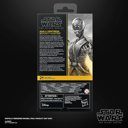 Star Wars The Black Series Asajj Ventress (Kopfgeldjägerin), The Clone Wars Action-Figur zum Sammeln (15 cm