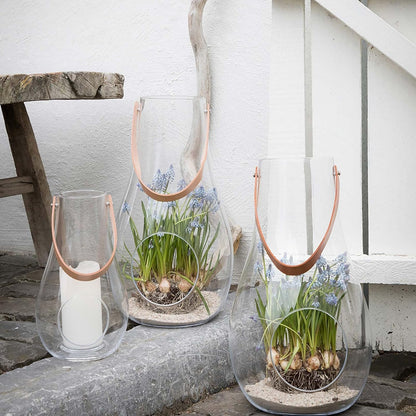 Holmegaard - Dwl Lantern 29 Cm - Smoked Glass