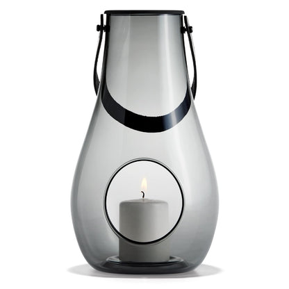 Holmegaard - Dwl Lantern 29 Cm - Smoked Glass