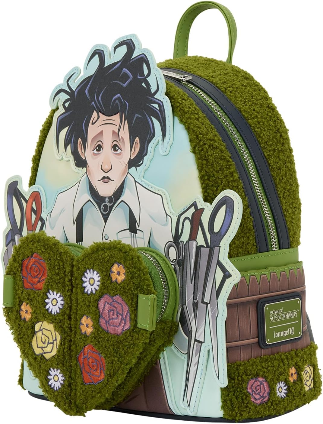 Loungefly Edward Scissorhands Sherpa Mini Zaino