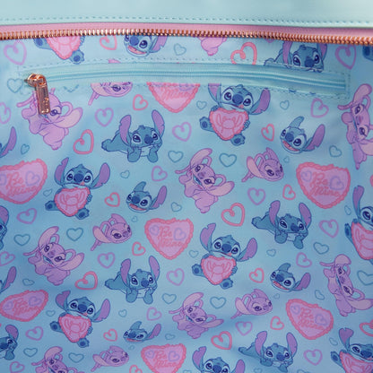 Lilo & Stitch By Loungefly Canvas Tote Bag True Love