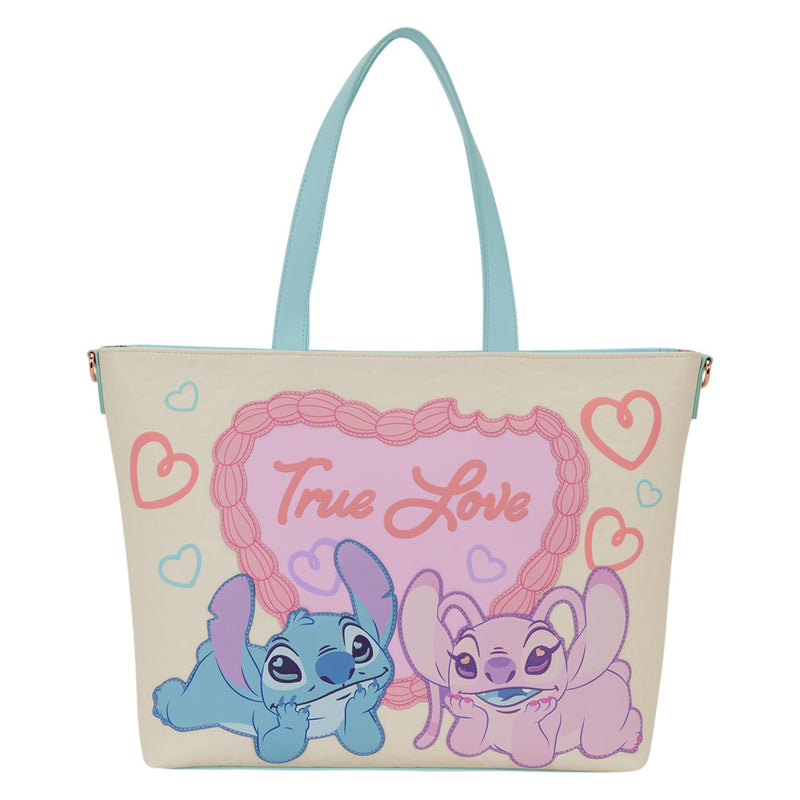 Lilo & Stitch By Loungefly Canvas Tote Bag True Love
