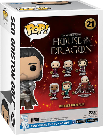 Funko Pop! TV: House of the Dragon - Ser Criston Cole - Esclusiva Amazon - Figura in Vinile da Collezione - Idea Regalo - Merchandising Ufficiale - Giocattoli per Bambini e Adulti - TV Fans