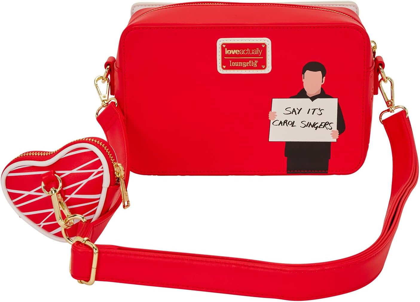 Loungefly Love Actually Crossbody Bag with Coin Bag