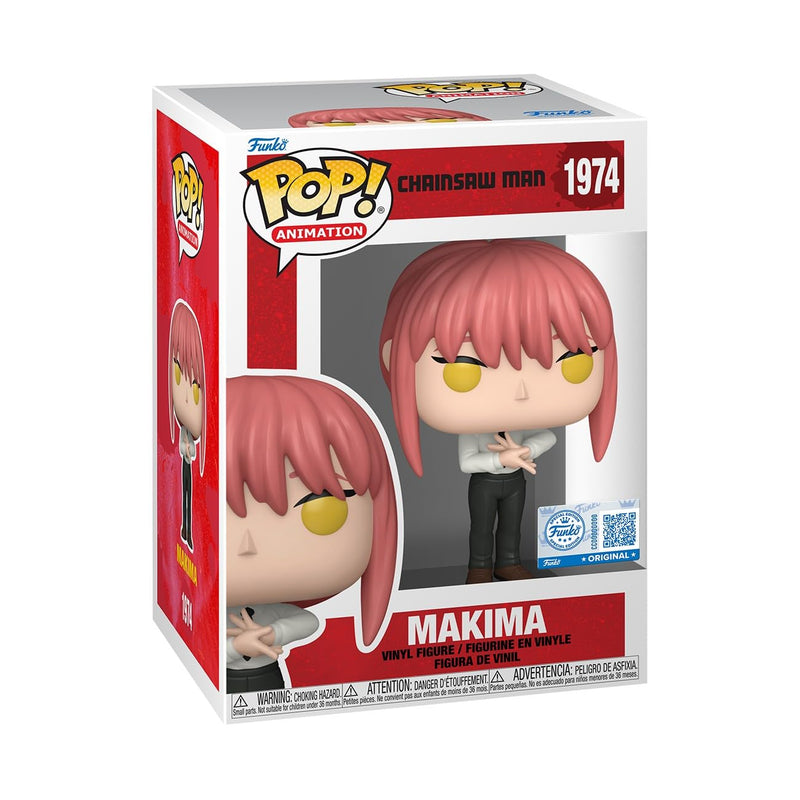 Funko Pop! Animation: Chainsaw Man - Makima - (Hands) - Amazon Exclusive - Collectable Vinyl Figure - Gift Idea - Official Merchandise - Toys for Kids & Adults - Anime Fans