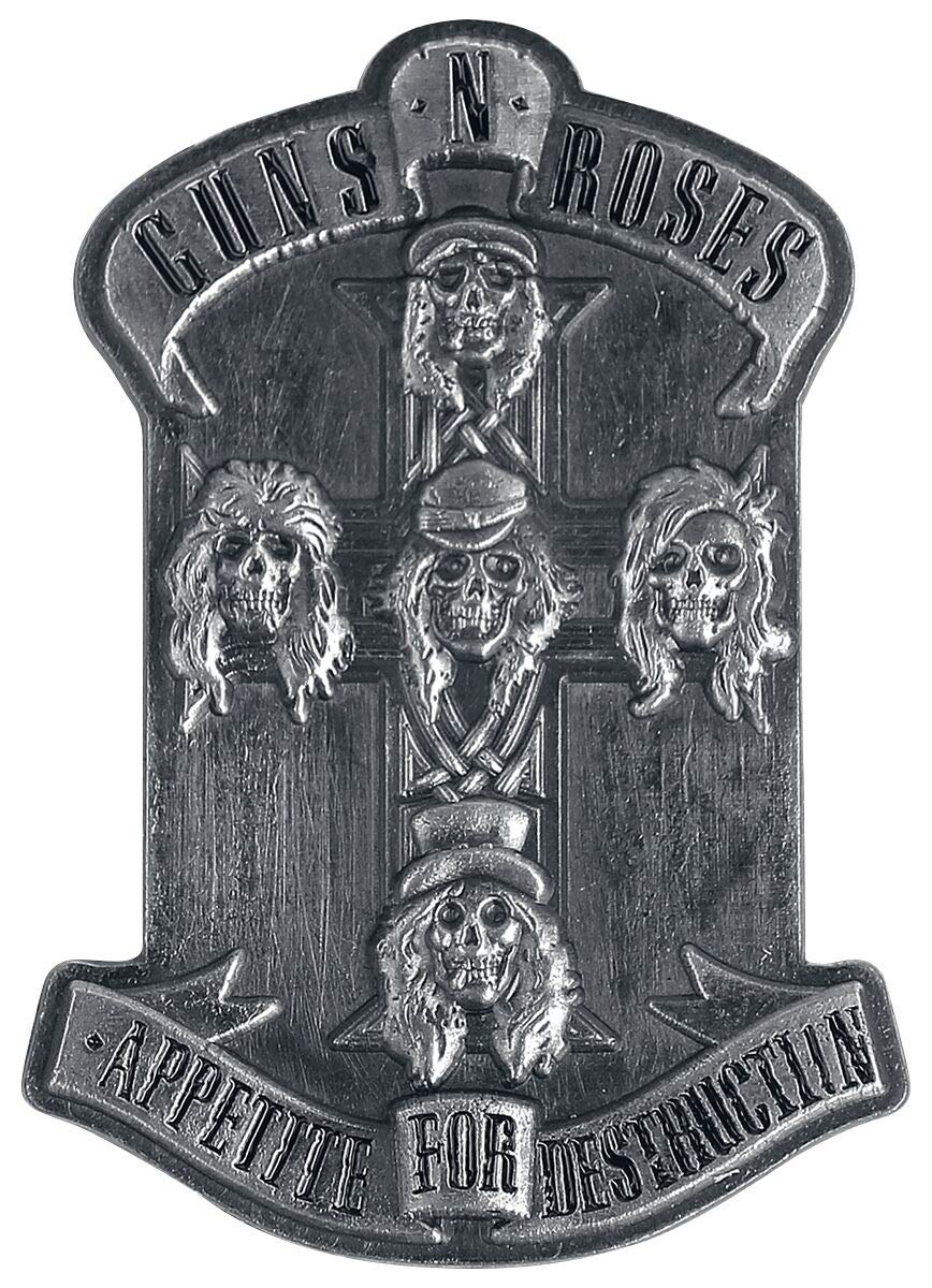 Guns N' Roses Appetite for destruction Pin grey