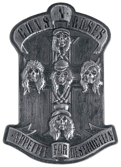 Guns N' Roses Appetite for destruction Pin grey