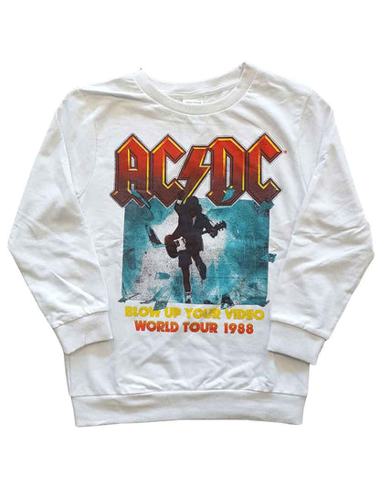 AC/DC Childrens/Kids Blow Up Your Video Sweatshirt
