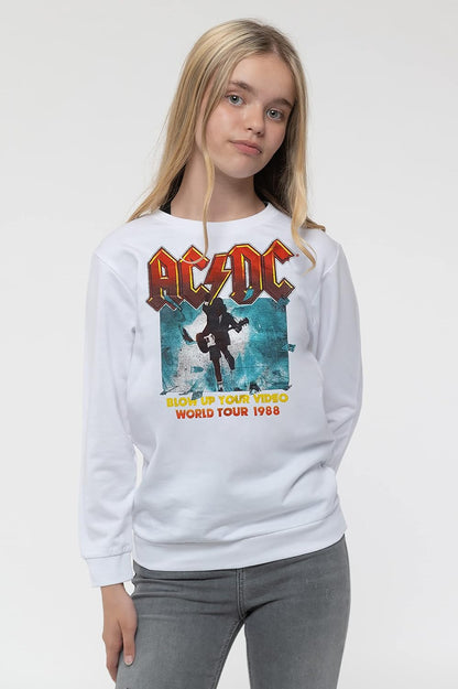 AC/DC Childrens/Kids Blow Up Your Video Sweatshirt