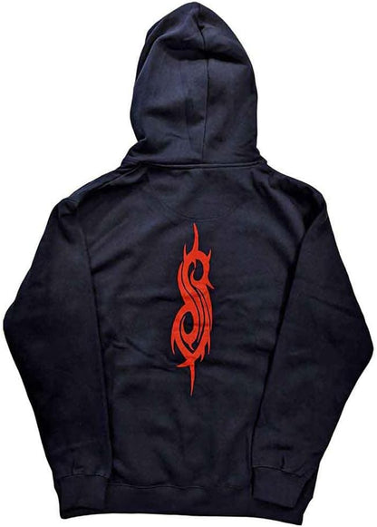 Slipknot Unisex Adult Back Print Logo Pullover Hoodie (XS) (Black