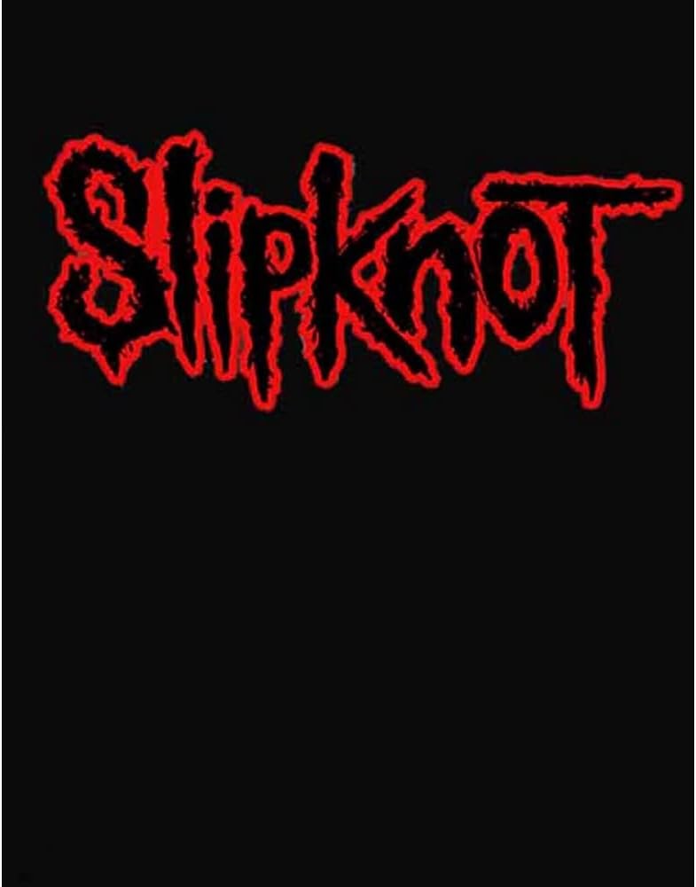 Slipknot Unisex Adult Back Print Logo Pullover Hoodie (XS) (Black