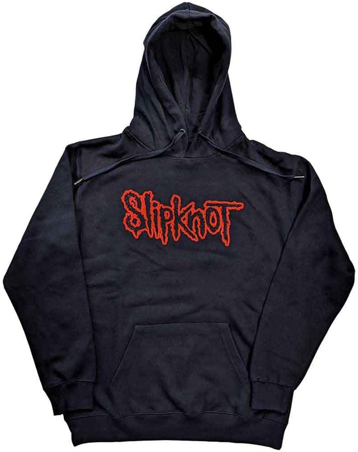 Slipknot Unisex Adult Back Print Logo Pullover Hoodie (XS) (Black