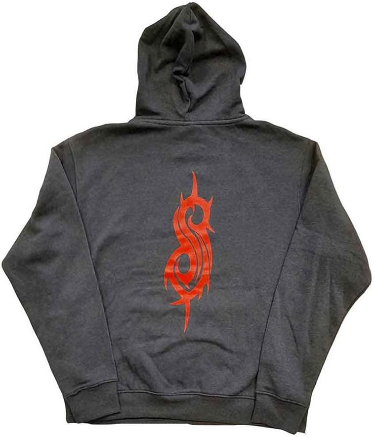 Slipknot Unisex Adult Back Print Logo Pullover Hoodie (XS) (Black