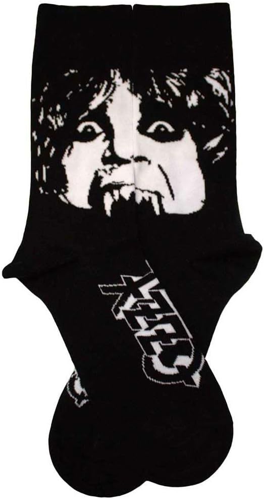 Rock Off officially licensed products Ozzy Osbourne Madman Logo Ankle Socks One Size