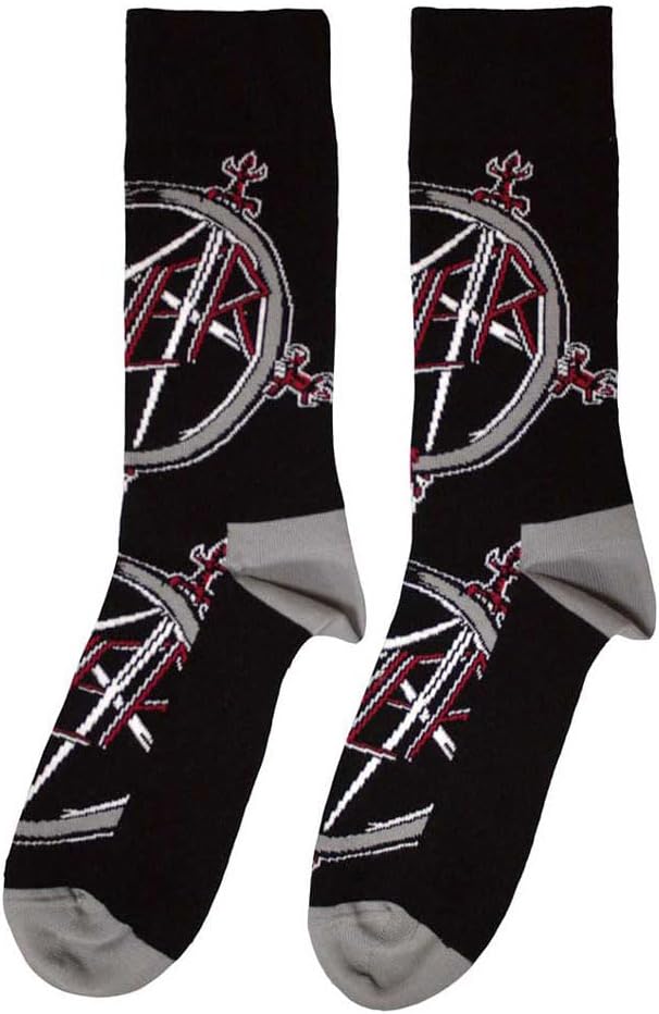 Rock Off officially licensed products Slayer Band Logo Pentagram Ankle Socks One Size