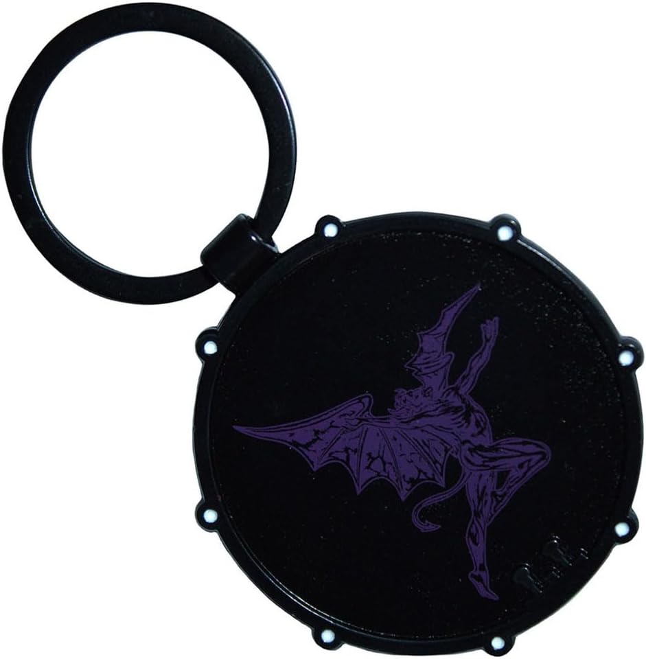 Keychain # # Wavy Logo & Daemon Drum
