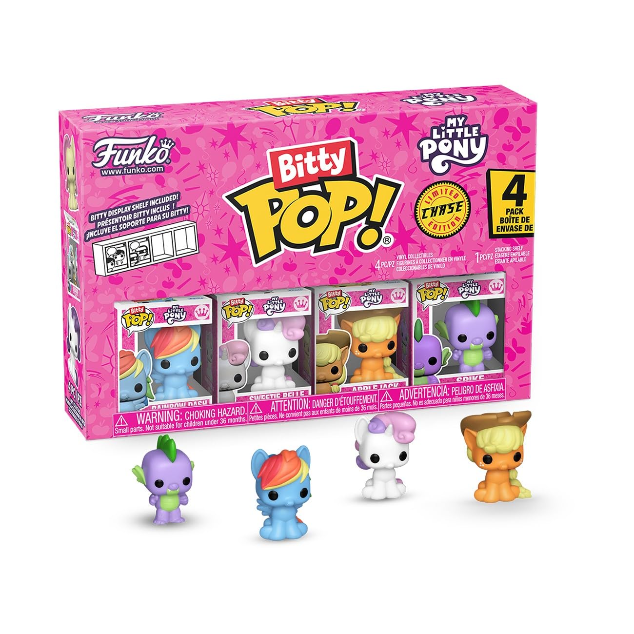 Funko Bitty POP! 4 Pack: My Little Pony - Rainbow Dash - Collectable Vinyl Figure - Gift Idea - Official Merchandise - Toys For Kids & Adults - Model Figure for Collectors and Display