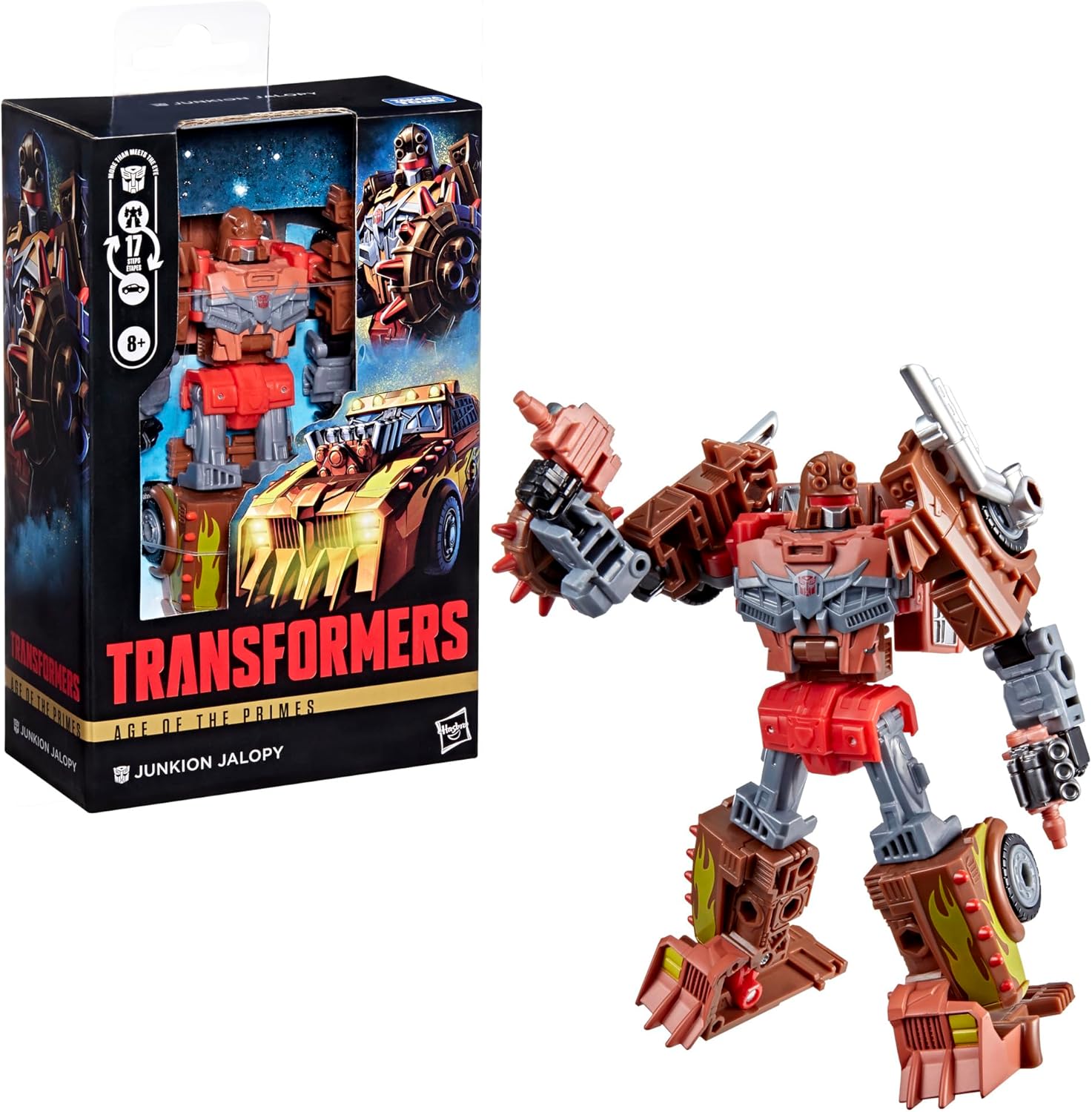Transformers Age of the Primes Deluxe Class Junkion Jalopy Action Figure