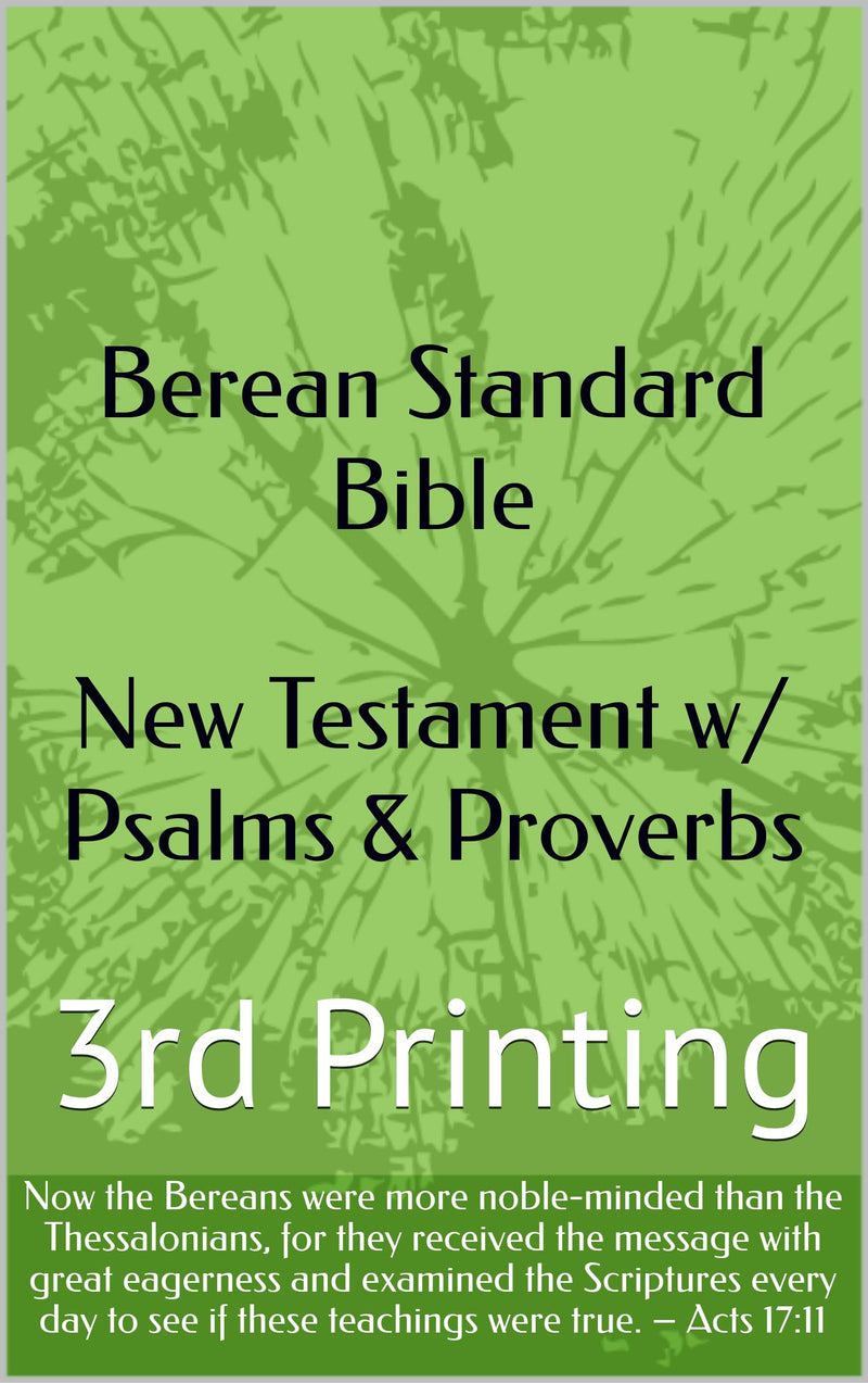 Berean Literal Bible New Testament