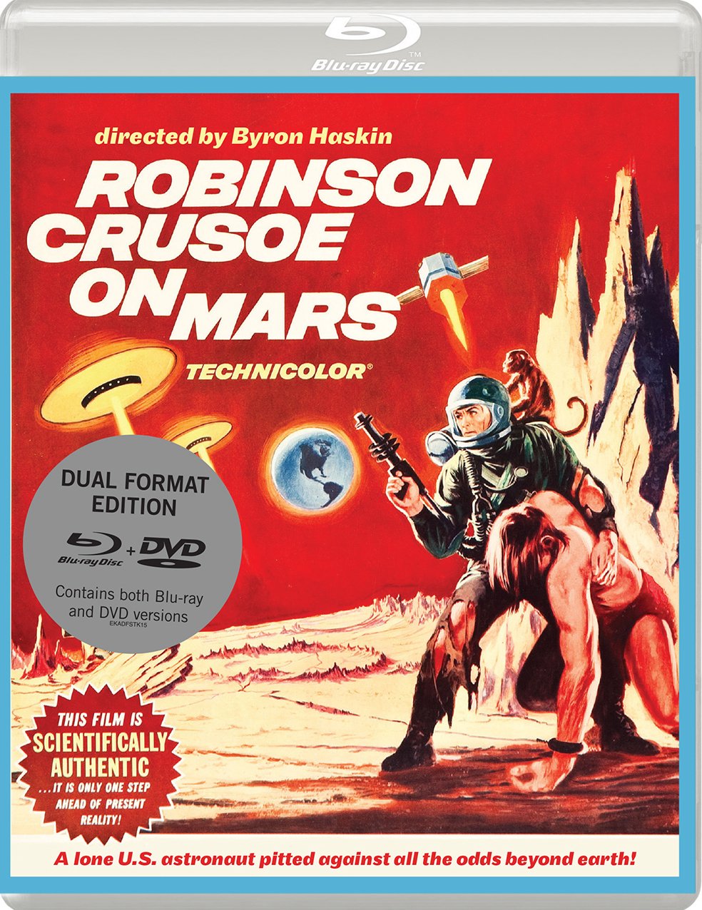 Robinson Crusoe on Mars (1964) Dual Format (Blu-ray & DVD