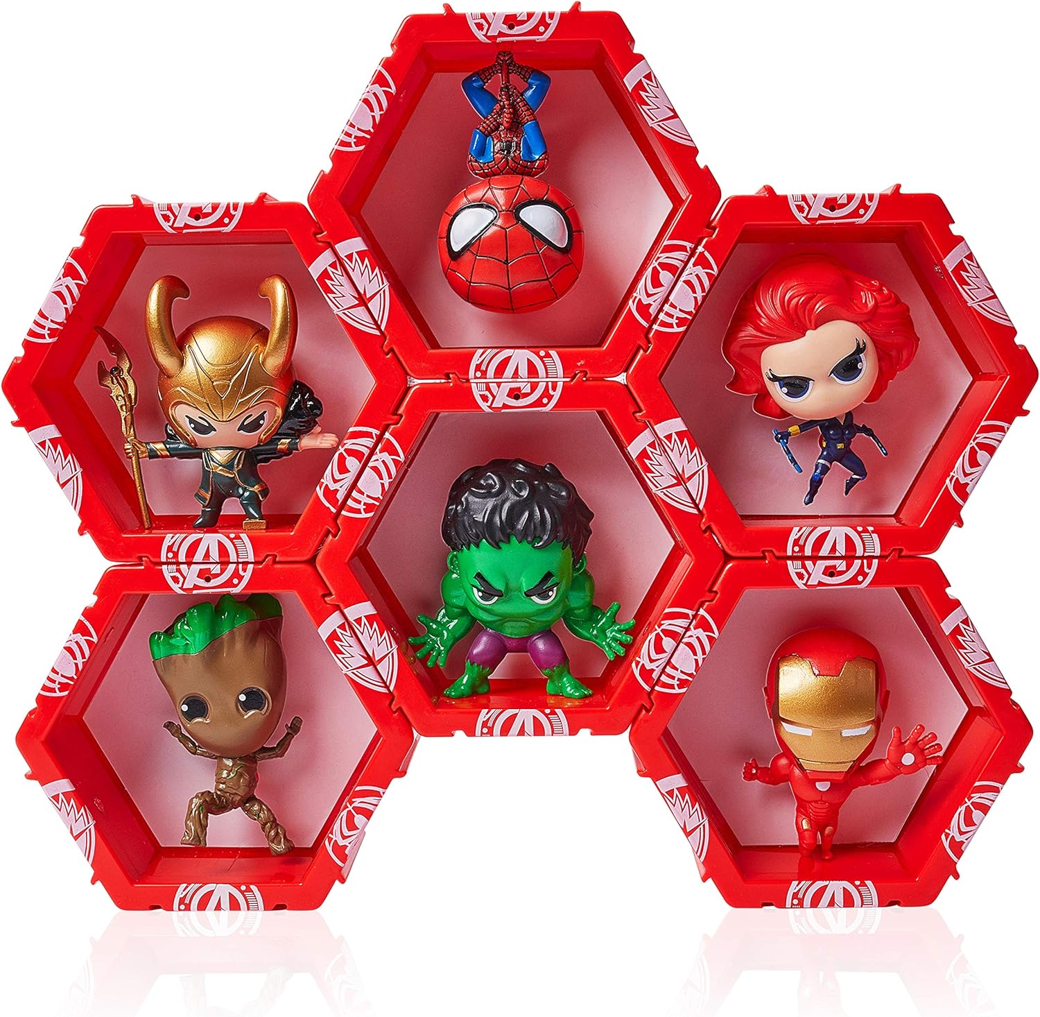WOW! PODS Avengers Collection - Iron Man | Superhero Light-Up Bobble-Head Figure | Official Marvel Toys, Collectables & Gifts