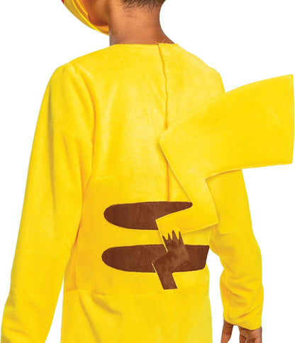 DISGUISE Pokémon Pikachu Fancy Dress for Kids, Officially Licensed Product, High Quality Construction and Detailed Design, Classic Pikachu Dress Up for Boys, For Ages 7-8, 10-12, 14-16