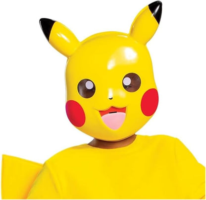 DISGUISE Pokémon Pikachu Fancy Dress for Kids, Officially Licensed Product, High Quality Construction and Detailed Design, Classic Pikachu Dress Up for Boys, For Ages 7-8, 10-12, 14-16