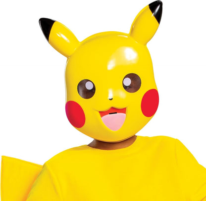 Disfraz Clásico Infantil de Pikachu de Pokémon, Licencia Oficial de Disguise, Ajuste Cómodo y Diseño Detallado, Para edades de 10 a 12 años, 14 a 16 años, 7 a 8 años, 4 a 6 años