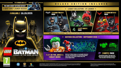 LEGO® Batman™: Legacy of The Dark Knight Deluxe Edition (PlayStation 5) PlayStation 5 Deluxe Edition