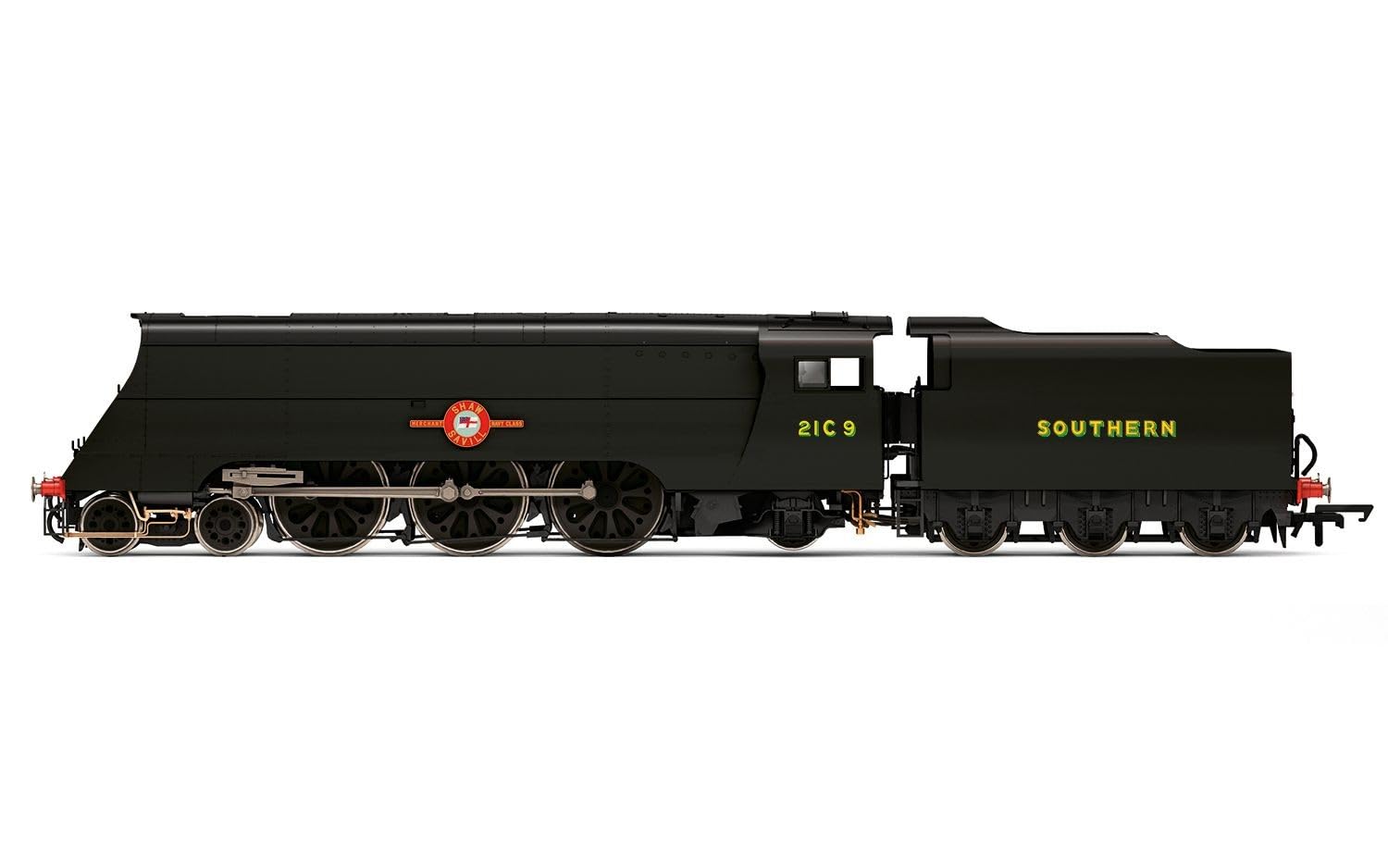Hornby R30455 SR - Merchant Navy Class 4-6-2-21C9 'Shaw Savill' WWII VE Day 80th Anniversary Collection Steam Locomotive Era 4 Model Train