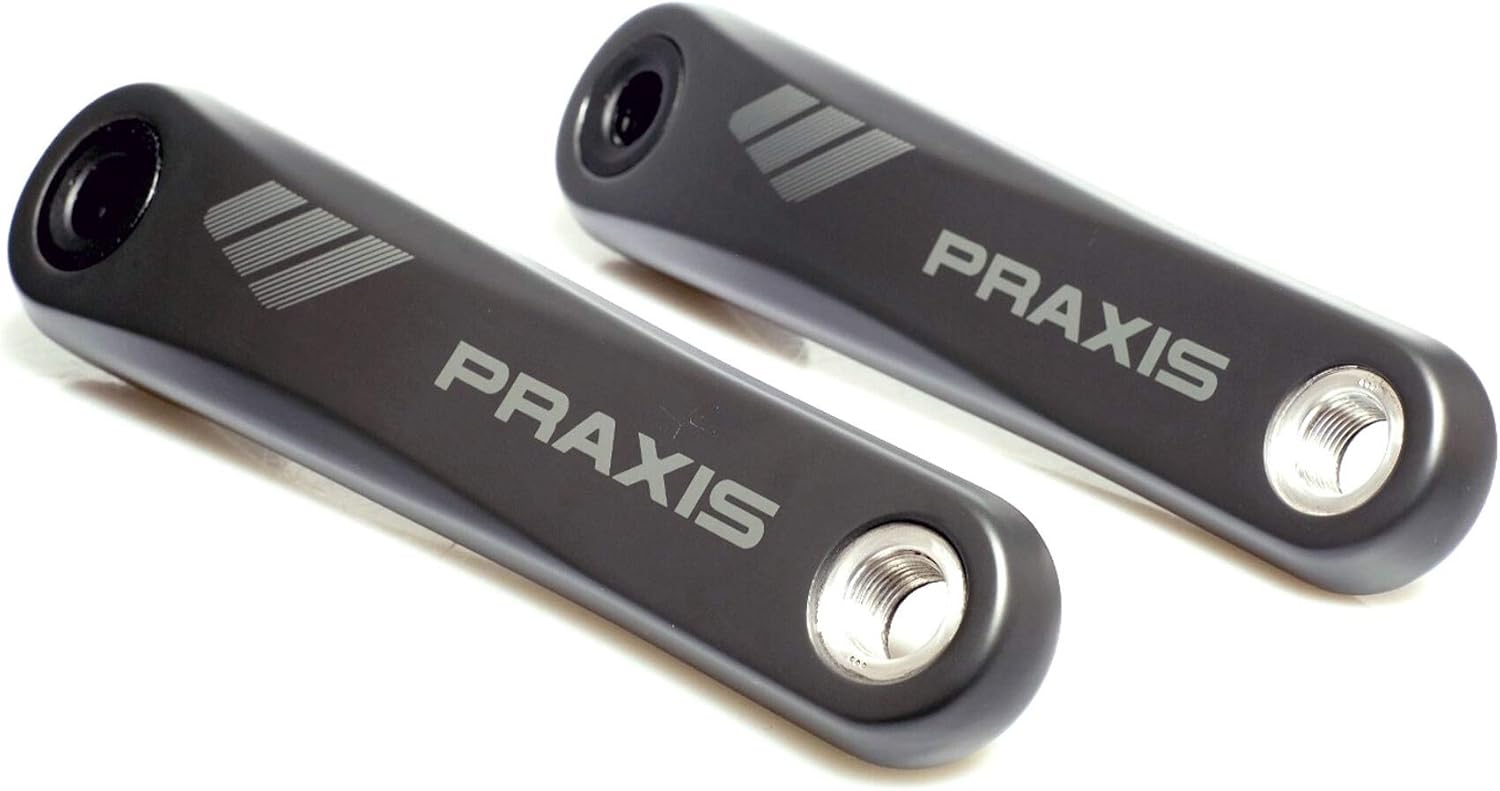 Praxis E- Bike Carbon E-Crank-Isis-Bosch/Yamaha, Crank Unisex Adult, Black, 165 mm EU