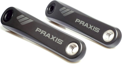 Praxis E- Bike Carbon E-Crank-Isis-Bosch/Yamaha, Crank Unisex Adult, Black, 165 mm EU