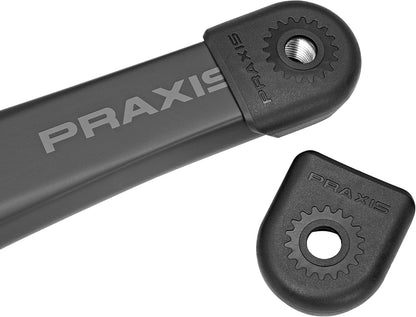 Praxis E- Bike Carbon E-Crank-Isis-Bosch/Yamaha, Crank Unisex Adult, Black, 165 mm EU
