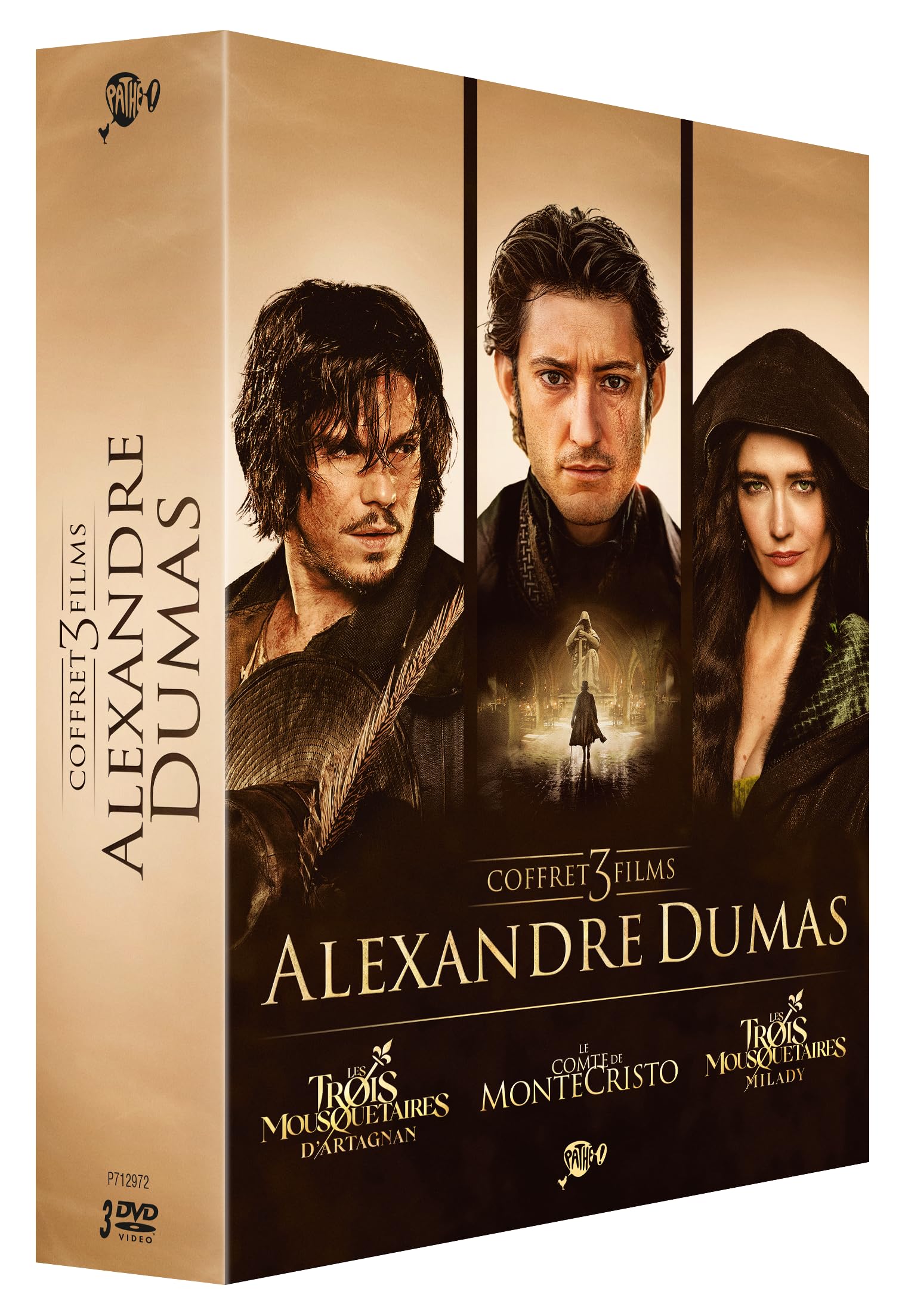 Monte-Cristo Et Les Trois Mousquetaires : D`Artagnan & Milady - 3 Dvd  - (French Edition)