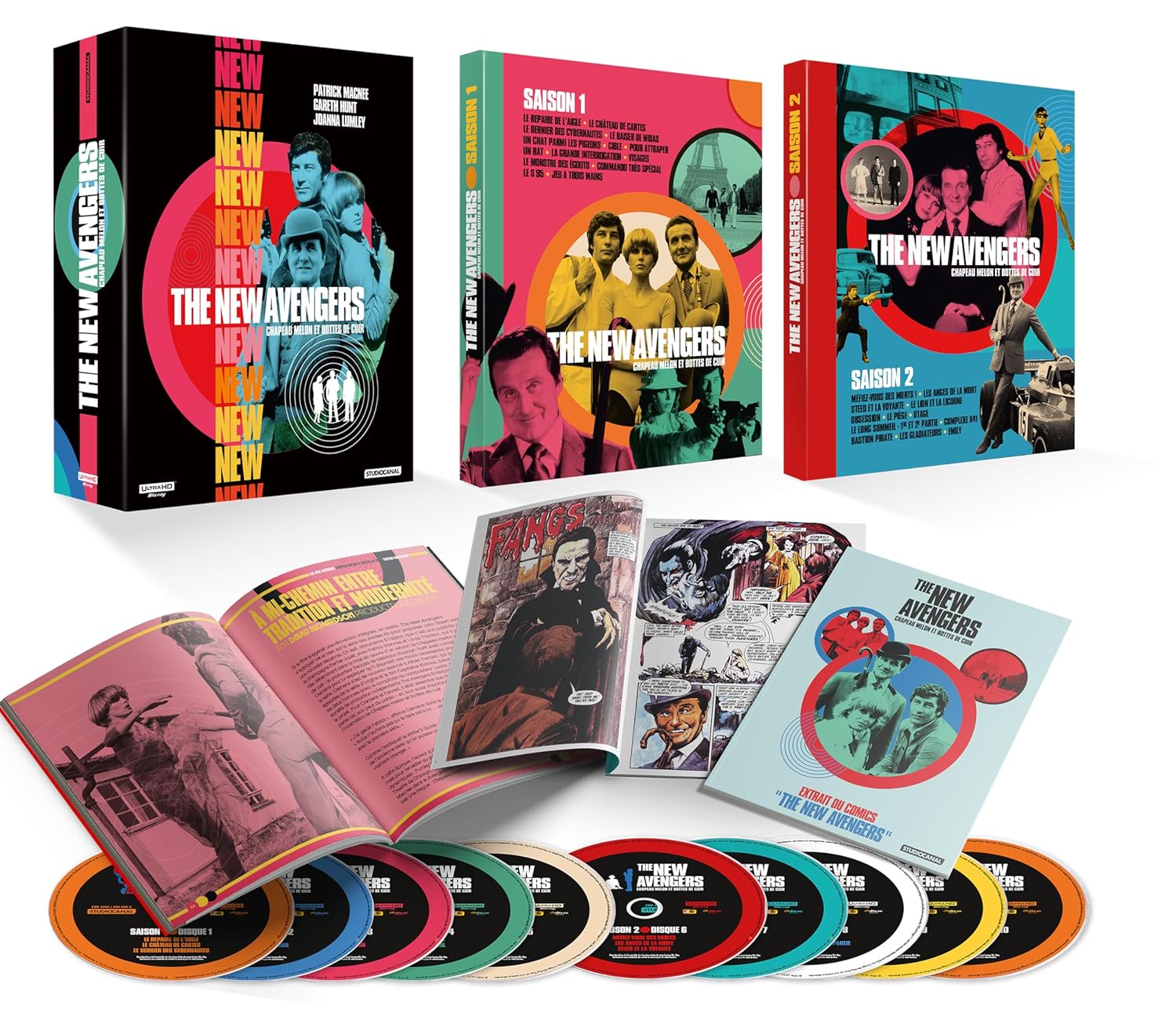 Coffret Collector - The New Avengers (Chapeau Melon Et Bottes De Cuir) - 10 Uhd