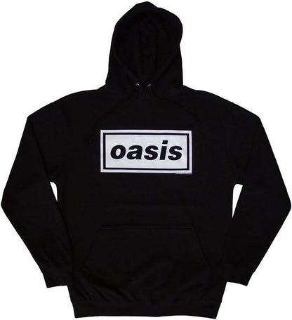 Rock Off officially licensed products Oasis Decca Band Logo Pullover Felpa con Cappuccio