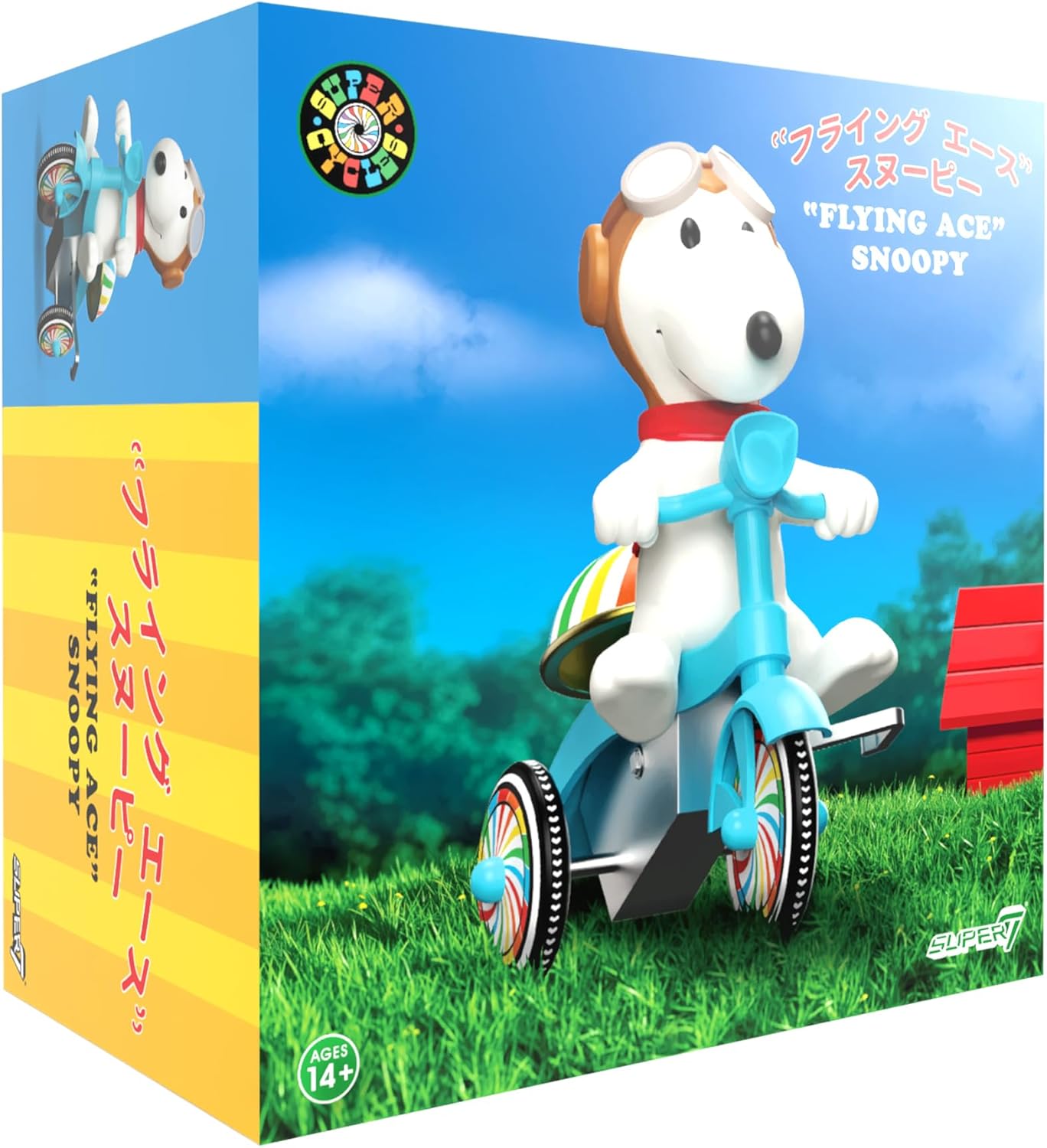 Super7 Peanuts Super Cycles - Flying Ace Action Figure